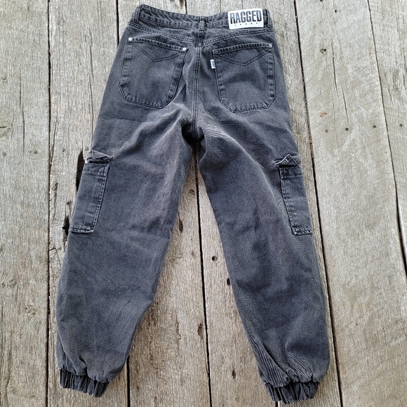 Ragged Priest Cargo Denim Joggers - Picture 3 of 5